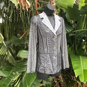 Catherinette sheer mesh jacket